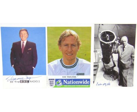 AUTOGRAPHS - TELEVISION, RADIO & OTHER Assorted signed portrait postcards and photographs, comprising Terry Wogan, Ken Bruce,