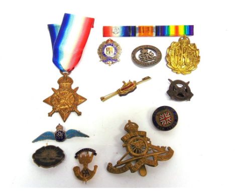 A GREAT WAR CASUALTY 1914 STAR TO PRIVATE J.H. SHAW, ROYAL BERKSHIRE REGIMENT (9192 Pte J.H. Shaw 2/R. Berks: R.), officially