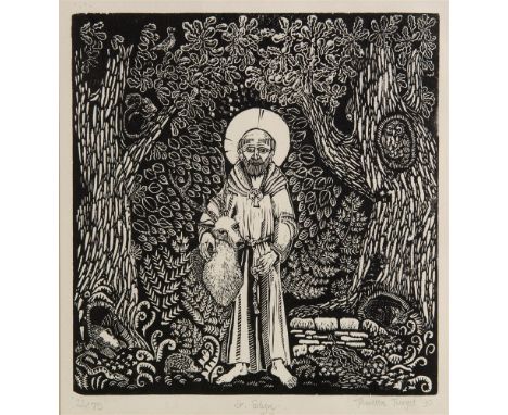 JANETTA TURGEL (BRITISH, CONTEMPORARY) 'St. Silyn', monochrome print, limited edition 22/75, signed and dated '[19]90' lower 