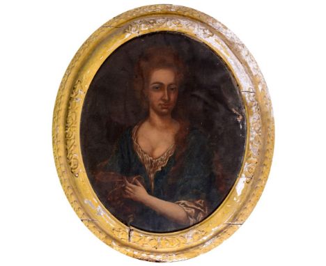 BRITISH SCHOOL (19TH CENTURY) Portrait of a Lady, oil on canvas, unsigned, 74cm x 61cm (oval).