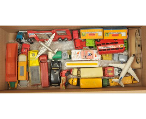 Matchbox, Budgie &amp; Similar mixed group of mainly Vehicles to include (1) K7 Racing Car Transporter, (2) Refuelling Tanker