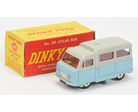 Dinky Toys 295 Standard Atlas Kenebrake - Two-Tone grey and drab blue, red interior, silver trim and spun hubs with black tre