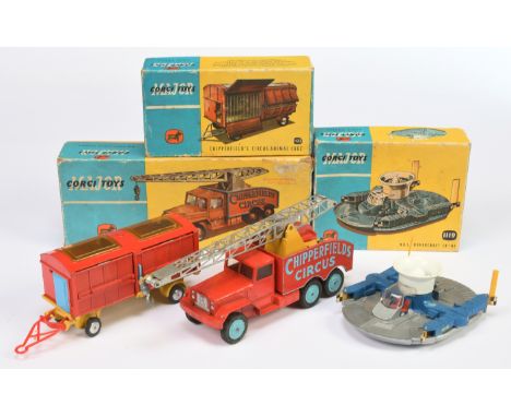 Corgi Toys Major mixed group comprising of (1) 1123 "Chipperfield's Circus" Animal Cage Trailer&nbsp; - Red including draw ba