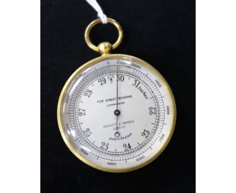 A Negretti & Zambia mountaineering pocket barometer