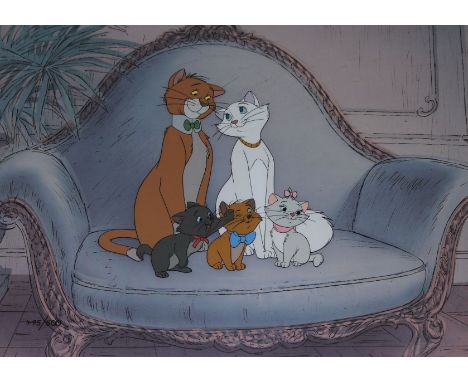 A Walt Disney limited edition steel print of The Aristocats, 29 x 39cm