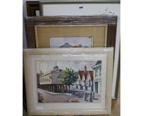 Derek Gardiner, limited edition print and three other works
