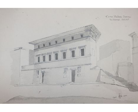 A group of Italian architectural drawings