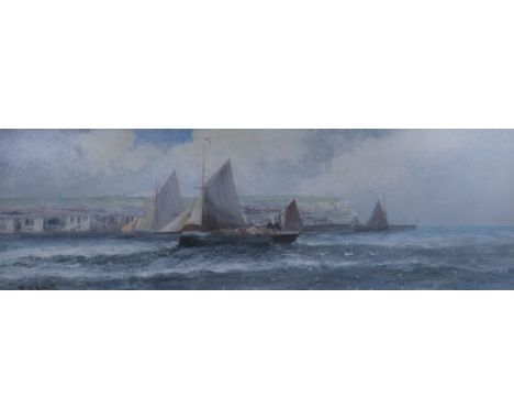 M. D. Ansellpair of watercoloursFishing boats off the coast17 x 53cm