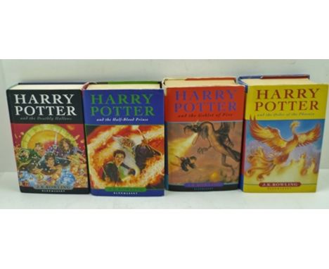 J.K. ROWLING "Harry Potter and the Goblet of Fire", Bloomsbury 2000, first edition, with dust wrapper, together with THREE OT