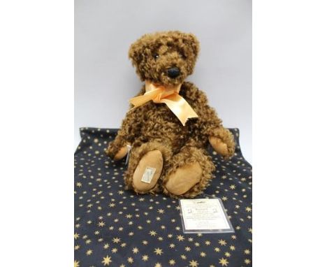 DEAN'S - A SPECIAL CHARITY BEAR FOR "THE BEAR GARDEN" IN SUPPORT OF WSPA'S "RUSTAM", no. 99/100, in allover chocolate brown c