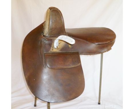 A MAYHEW-LISSADELL SIDE SADDLE with aluminium tree, designed for lightness (a Collector's item for display only) 