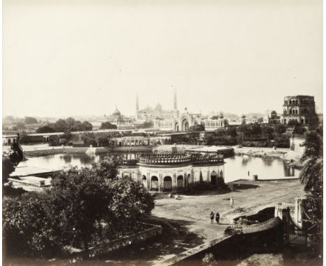 SACHE, BAKER AND BOURNEAlbum of 76 views of India by W.H. Baker (14), Samuel Bourne (8), John Saché (26), and others; and 31 