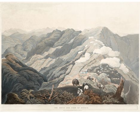 James Baillie Fraser (British, 1783-1856)'The Ridge and Fort of Jytock'; 'Country to the Nortwhward from Nowagurgh Teeba'; 'B