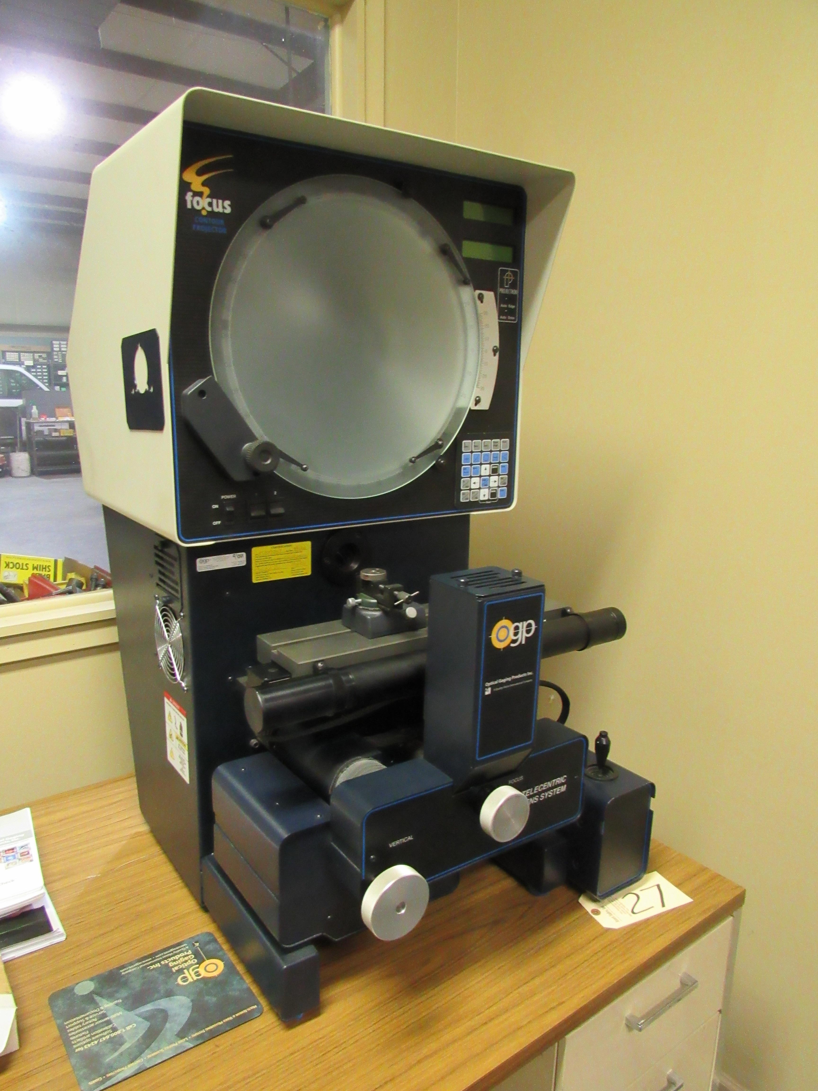 OGP 16'' Optical Comparator Model Focus Contour Projector with