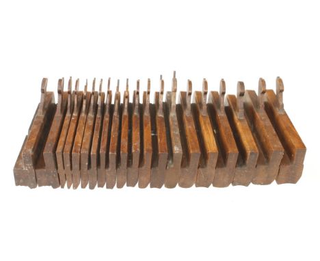 A half set of 18 H &amp; R's (17 by MOSELEY &amp; SON) and a pair of sash planes G 