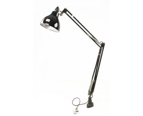 A black enameled angle poise lamp requires re wiring G 