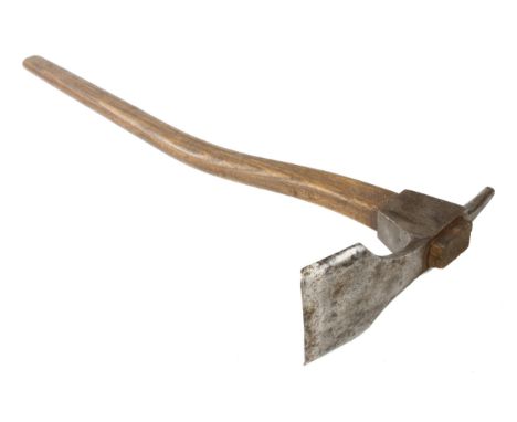A lipped adze with 4" edge G 
