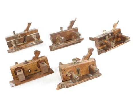 Three ploughs and two sash fillisters G 