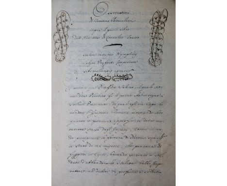 Osservationi di Traiano Boccalini manuscript, one volume