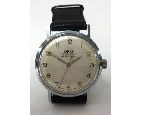 Oris, a vintage gents wristwatch in original box.