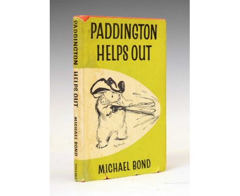 Bond, Michael - 'Paddington Helps Out' - First edition, with drawings by Peggy Fortnum, in the original publisher's cloth and