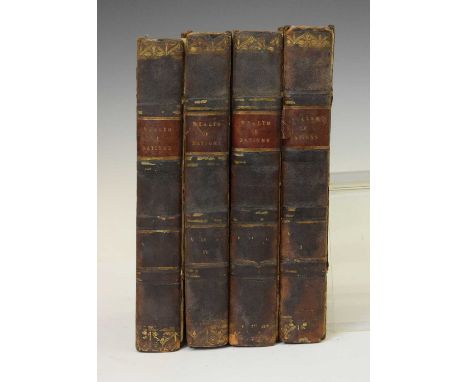 Early edition of 'An Inquiry into the Nature and Causes of the Wealth of Nations', Adam Smith's magnum opus and the first wor