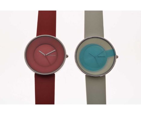 Group of four fashion watches comprising;  Two Lambretta, Krug and Baümen and Kahuna, all quartz movements, all boxed/cased (