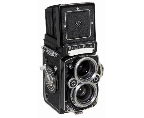 Rolleiflex 2,8 F "Planar", ab 1966  Franke &amp; Heidecke, Braunschweig. Nr. 2,8 F Nr. 2471477, Planar 2,8/80 mm, Nr. 5120402