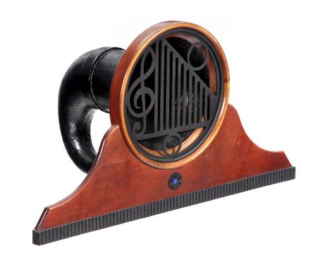 Trichterlautsprecher Point-Bleu Supertone III, um 1927  Paris, französische Version des Konzertlautsprechers von Blaupunkt, H