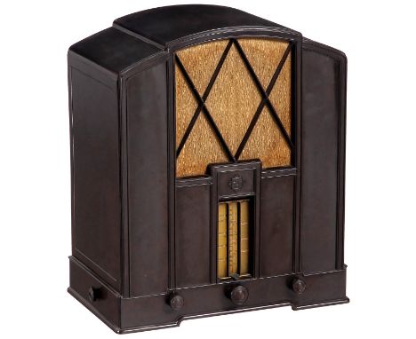 Radio Telefunken 343 WL, um 1932  Telefunken Deutschland (TFK). 5 Röhren, Langwelle und Mittelwelle, 110-230 Volt Wechselstro