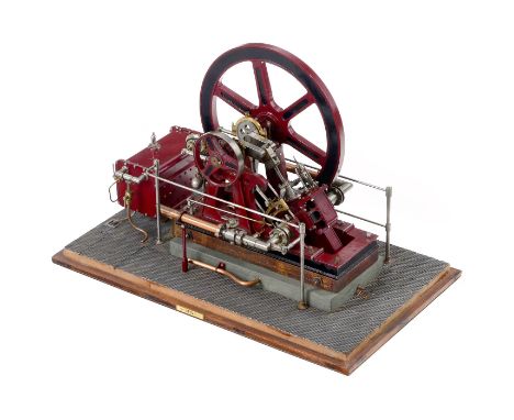 Funktionsmodell einer oszillierenden Einzylinder-Dampfmaschine  Ein technisches Modell von sehr ungewöhnlicher Konstruktion. 
