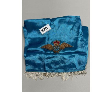 A WWII RAF sweetheart scarf.