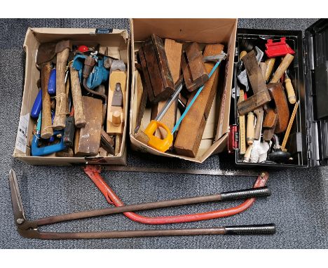 A quantity of vintage tools.