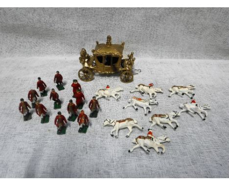 A 'JOHILLCO' CORONATION COACH with eight horses and twelve attendants