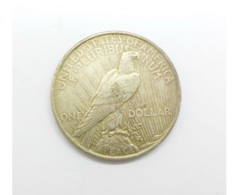 A 1922 American one dollar coin 