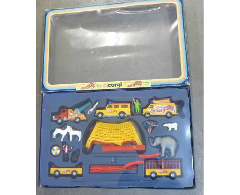 A Corgi Jean Richard Circus boxed set 