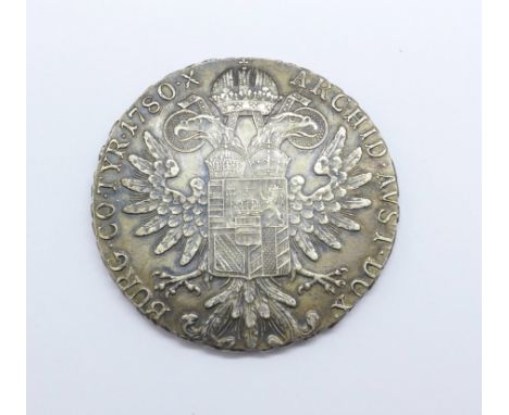 A 1780 Marie Theresia coin 