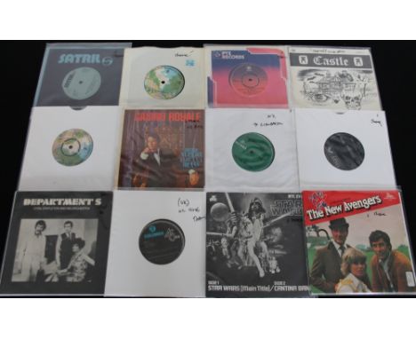 SOUNDTRACKS/THEMES - Excellent collection of 17 x 7" releases full of cult classics! Titles/artists include Department S (Cyr