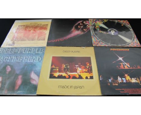 DEEP PURPLE - Selection of 11 x LPs with early releases. Titles include On The Wings Of A Russian Foxbat (private release), F