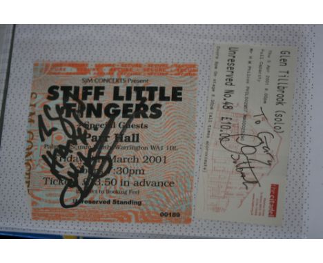 THE JAM & OTHERS - a photo album filled with photos, tickets, postcards and signed items to include a Lincoln's Inn membershi