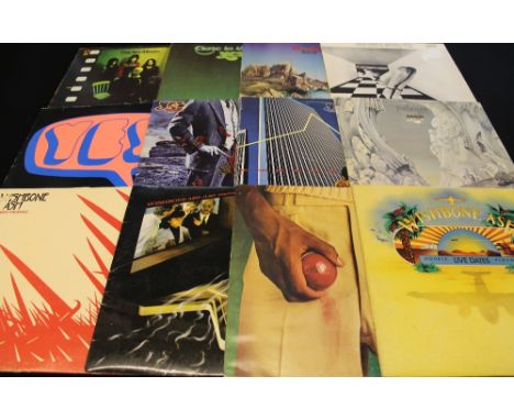 YES/WISHBONE ASH AND RELATED- Lovely collection of 30 x LPs from these two classic UK rock bands. Yes titles include Close To
