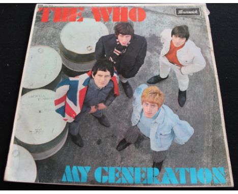THE WHO - MY GENERATION - An original UK mono pressing of the celebrated 1965 release on Brunswick (LAT 8616). The record is 