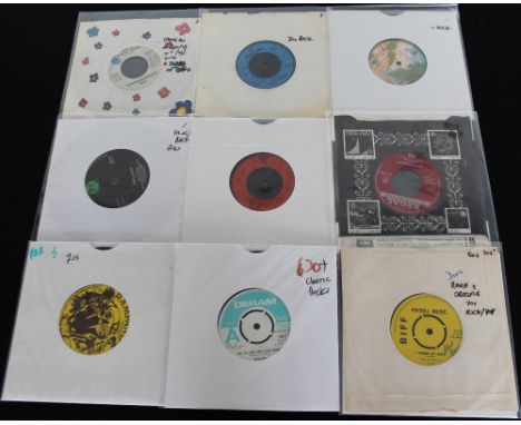 CLASSIC' 70s ROCK 7" - Superb collection of 16 x 7" singles with many obscure releases including promos. Artists/titles inclu