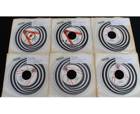 VERTIGO SWIRL DEMOS - Another outstanding selection of 11 x 7" demonstration releases. Artists/titles/catalogue numbers are A