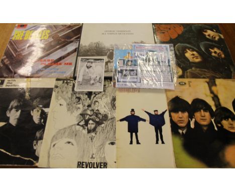 THE BEATLES/60s - Good collection of 12 x LPs, a box set and a Pete Best signed 7". Titles include George Harrison - All Thin