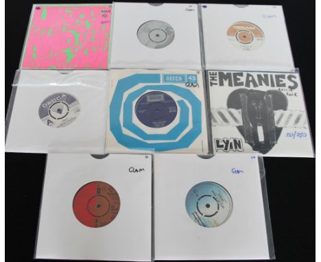 GLAM/PUNK - Great pack of 8 x 7" singles in lovely condition. Titles are Jeff Britton & The Spitfires - Rub Out (Decca promo 