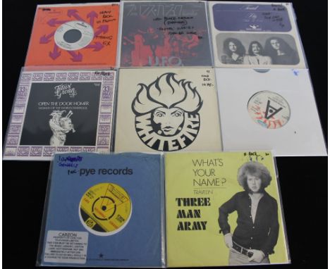 PROG/HEAVY ROCK RARITIES - Ace selection of 8 x 7" releases. Titles are Sir Lord Baltimore - Master Heartache / I Got A Woman