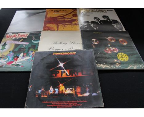 CLASSIC ROCK - Good selection of 15 x LPs and a 'video disc'. Artists/titles are Wishbone Ash (x2) - S/T (pink/red label orig