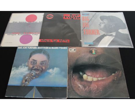 BIG JOE TURNER - Great selection of 9 x LPs from the boss! Titles include The Boss Of The Blues (London LTZ-K. 15053, Ex/Ex),