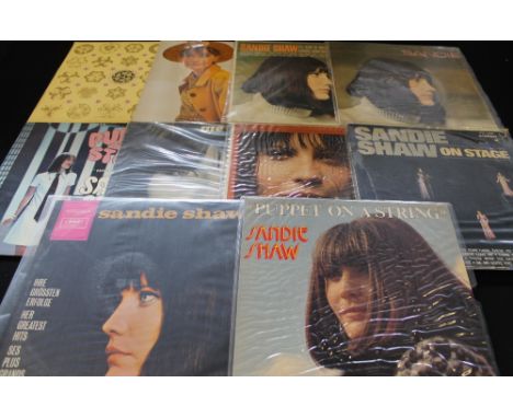 SANDIE SHAW - Brilliant collection of 30 x LPs with early/collectible pressings. The lot includes a rare UK original copy of 